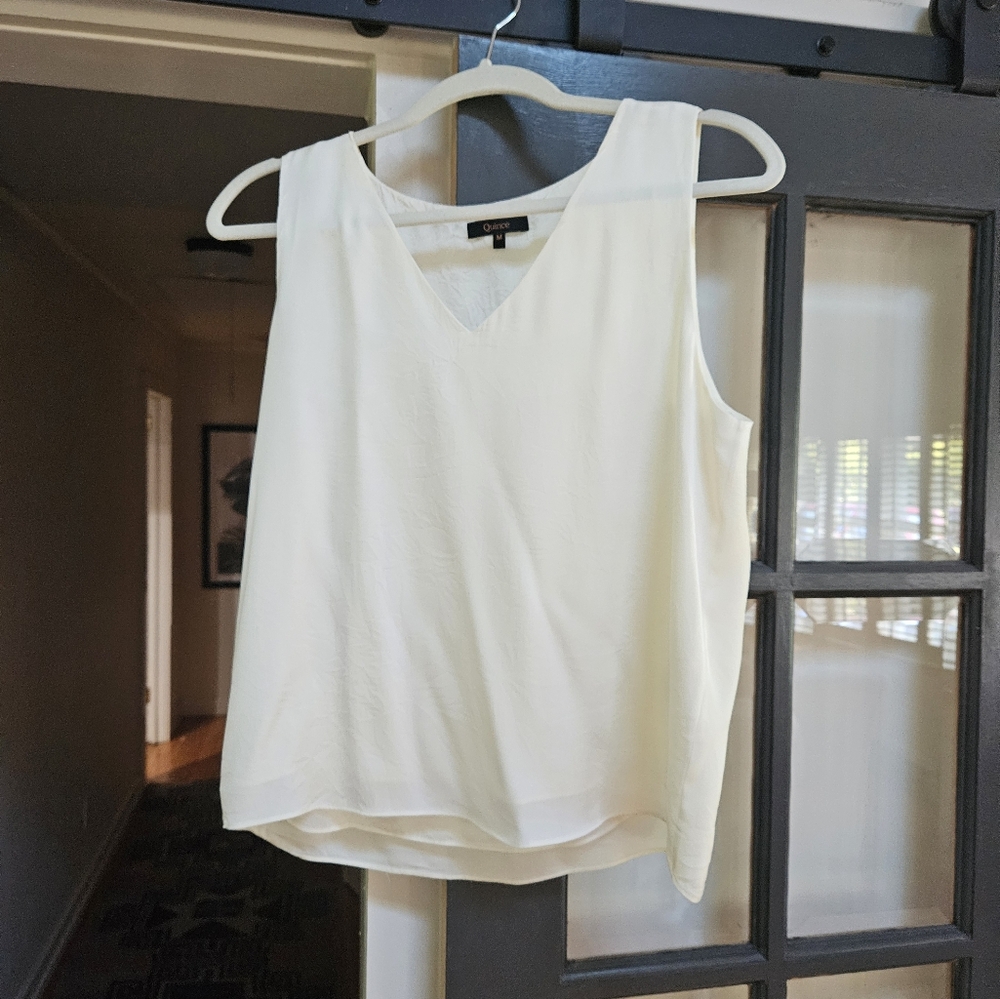 Quince Washable Silk Stretch Top